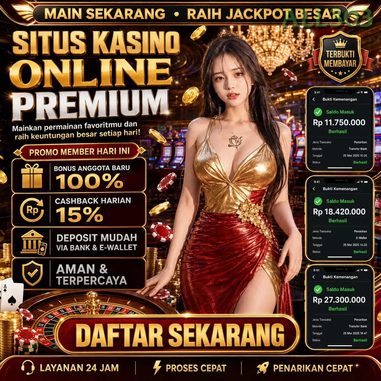Berbagai Jenis Permainan yang Tersedia di all303